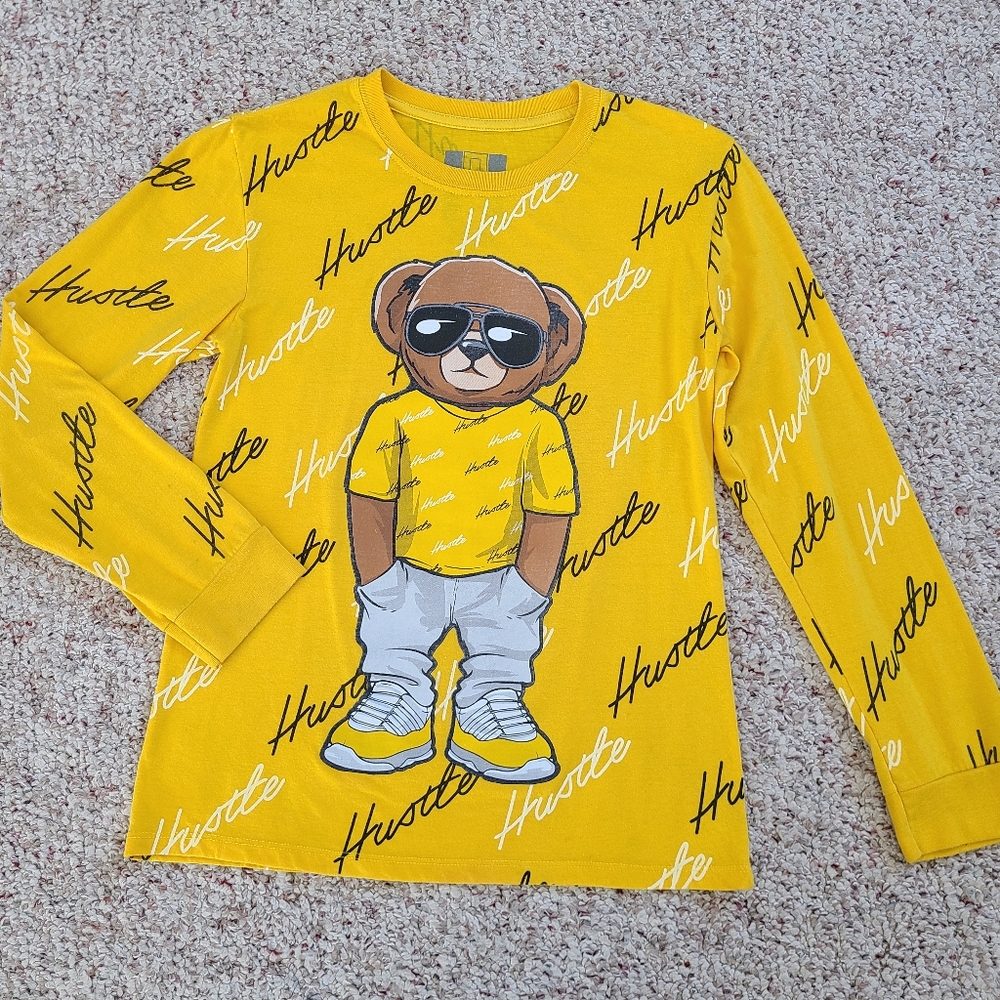 🔥Bailey Apparel Boys OG Hustle Long Sleeve Tee Size L (14-16)